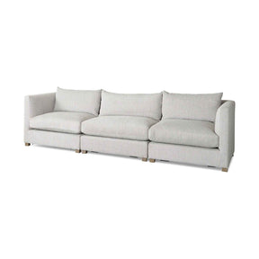 Valence 3 Piece Light Gray Modular Sofa Set by Mercana at Eve Furniture