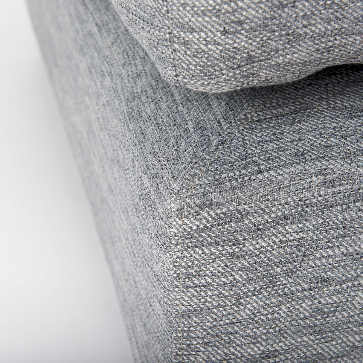 Valence 38.6L x 26.0W x 17.7H Castlerock Gray 2/3 Ottoman Sectional Piece by Mercana at Eve Furniture
