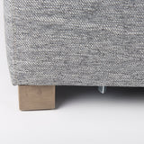 Valence 38.6L x 26.0W x 17.7H Castlerock Gray 2/3 Ottoman Sectional Piece by Mercana at Eve Furniture
