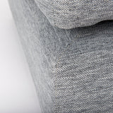 Valence 38.6L x 38.6W x 17.7H Castlerock Gray Full Size Ottoman Sectional Piece by Mercana at Eve Furniture
