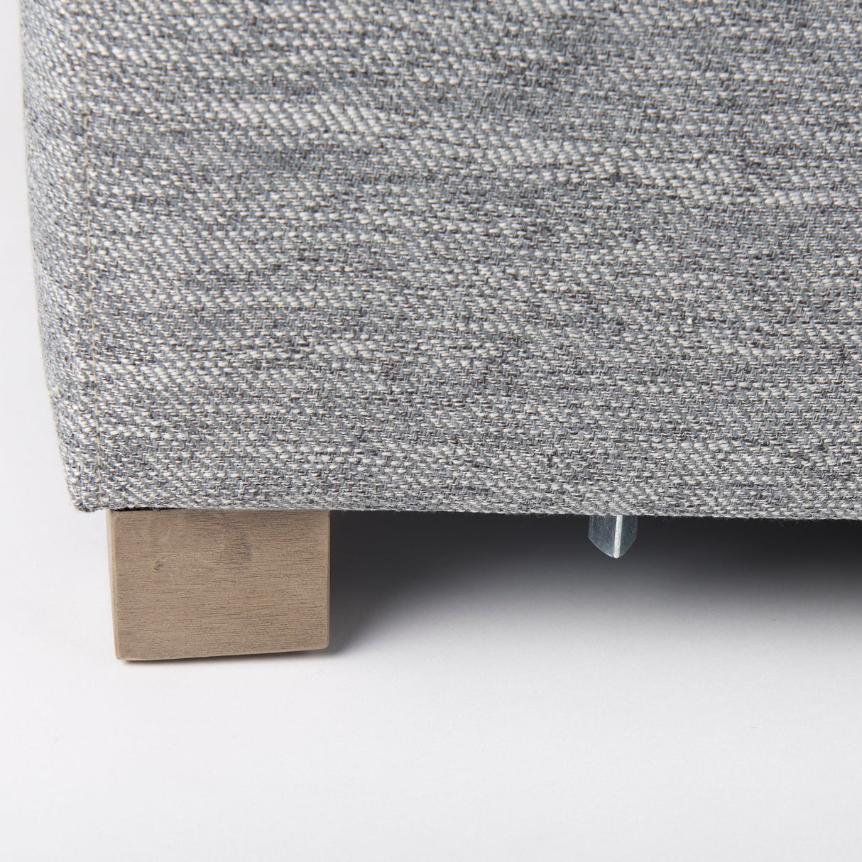 Valence 38.6L x 38.6W x 17.7H Castlerock Gray Full Size Ottoman Sectional Piece by Mercana at Eve Furniture