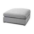 Valence 38.6L x 38.6W x 17.7H Castlerock Gray Full Size Ottoman Sectional Piece by Mercana at Eve Furniture