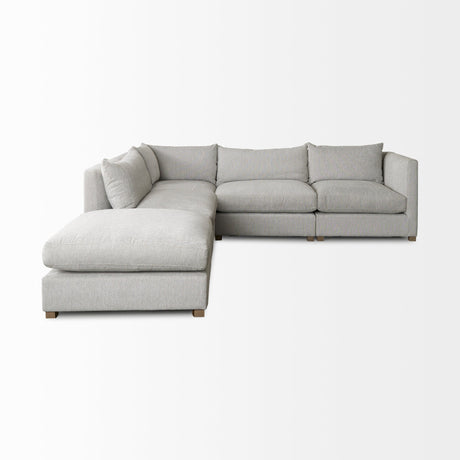Valence 5 Piece Modular Sofa Set (Included 1 Ottoman) by Mercana at Eve Furniture
