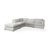 Valence 5 Piece Modular Sofa Set (Included 1 Ottoman) by Mercana at Eve Furniture