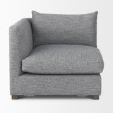 Valence Castlerock Gray Corner Sectional Piece by Mercana at Eve Furniture