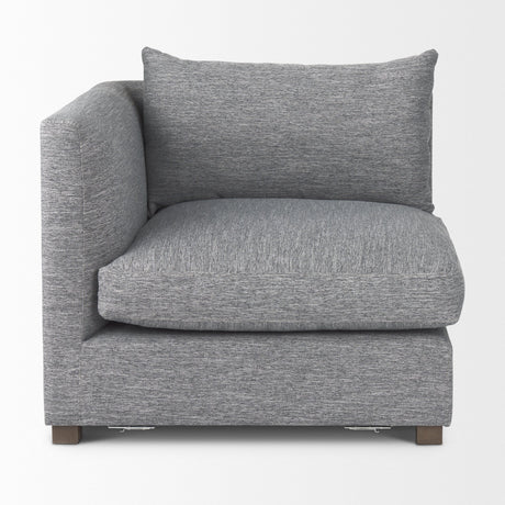 Valence Castlerock Gray Corner Sectional Piece by Mercana at Eve Furniture