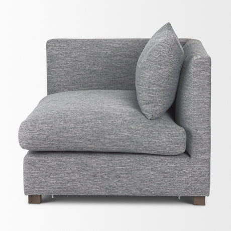 Valence Castlerock Gray Corner Sectional Piece by Mercana at Eve Furniture