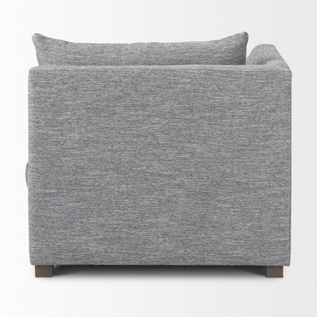 Valence Castlerock Gray Corner Sectional Piece by Mercana at Eve Furniture