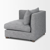 Valence Castlerock Gray Corner Sectional Piece by Mercana at Eve Furniture