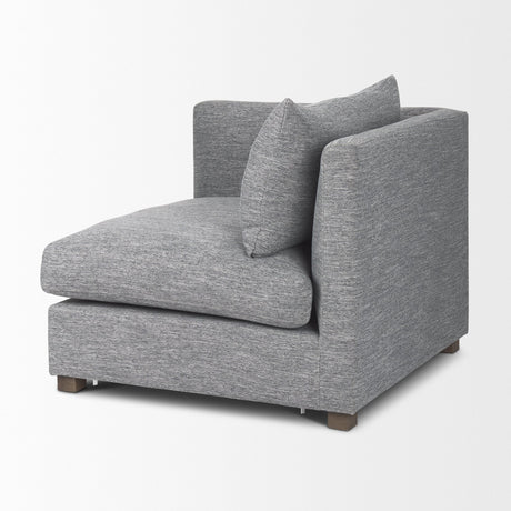 Valence Castlerock Gray Corner Sectional Piece by Mercana at Eve Furniture