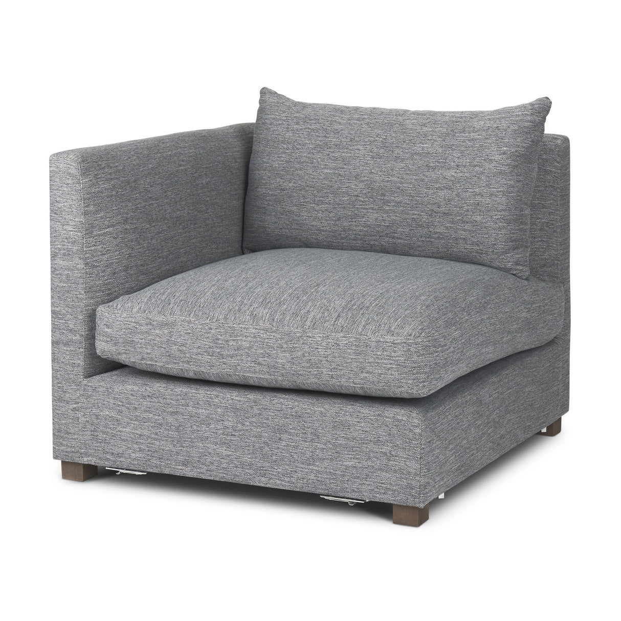 Valence Castlerock Gray Corner Sectional Piece by Mercana at Eve Furniture