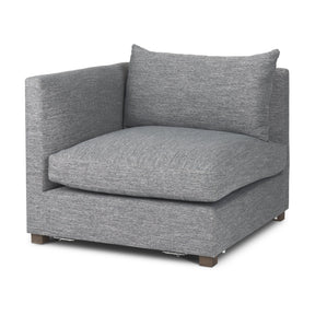 Valence Castlerock Gray Corner Sectional Piece by Mercana at Eve Furniture