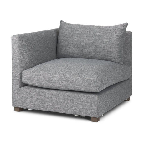 Valence Castlerock Gray Corner Sectional Piece by Mercana at Eve Furniture