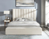 Valencia Beige Queen Platform Bed by Happy Homes at Eve Furniture