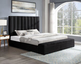 Valencia Black Queen Platform Bed by Happy Homes at Eve Furniture