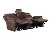 Valencia Walnut 3-Piece Dual Power Reclining Set by Steve Silver at Eve Furniture