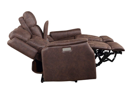 Valencia Walnut 3-Piece Dual Power Reclining Set by Steve Silver at Eve Furniture