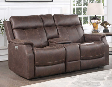 Valencia Walnut 3-Piece Dual Power Reclining Set by Steve Silver at Eve Furniture
