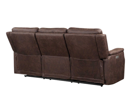 Valencia Walnut 3-Piece Dual Power Reclining Set by Steve Silver at Eve Furniture