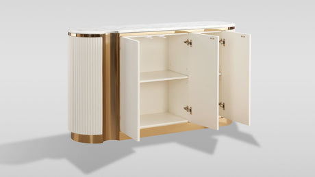 Valente Cream Sideboard by New Era Innovations at Eve Furniture