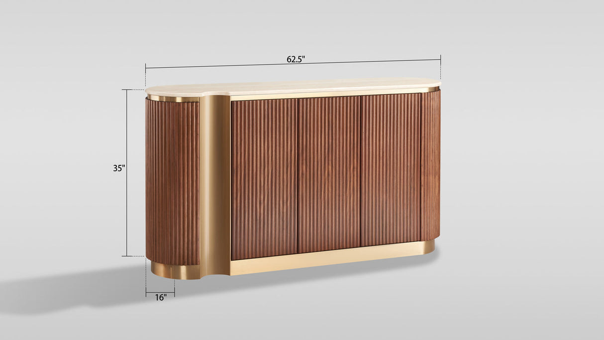 Valente Walnut Sideboard by New Era Innovations at Eve Furniture