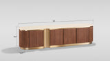 Valente Walnut TV Console by New Era Innovations at Eve Furniture