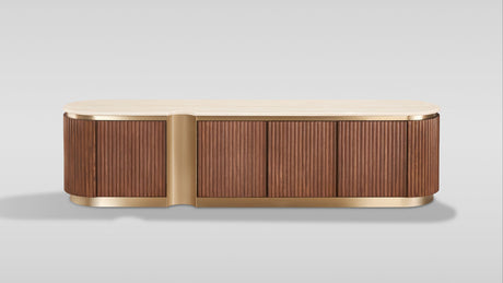 Valente Walnut TV Console by New Era Innovations at Eve Furniture