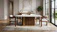 Valente (White/Walnut) Dining Room Set by New Era Innovations at Eve Furniture