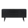 Valentina Black Acacia 59" Buffet by TOV Furniture at Eve Furniture