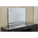 Valentina Obsidian Gray Vanity Set by Furniture of America at Eve Furniture