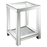 Valentina Silver 2-Piece Mirrored Coffee and End Table Set by Coaster at Eve Furniture