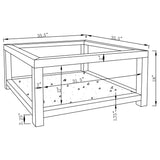 Valentina Silver 2-Piece Mirrored Coffee and End Table Set by Coaster at Eve Furniture