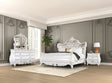 Valentini White/Tan Queen Bed by Furniture of America at Eve Furniture