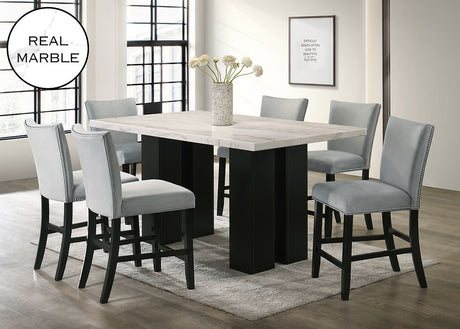 Valentino (Grey) Counter Height Set by New Era Innovations at Eve Furniture