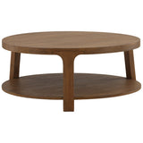 Valera Coffee Table, Brown by Dovetail at Eve Furniture