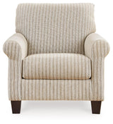 Valerani Sandstone Accent Chair by Ashley at Eve Furniture