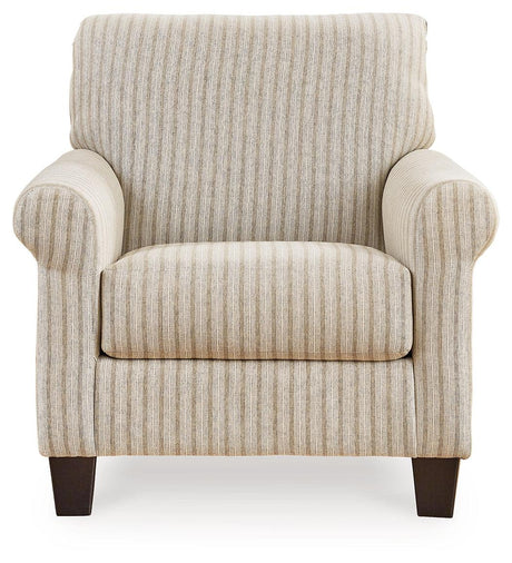 Valerani Sandstone Accent Chair by Ashley at Eve Furniture
