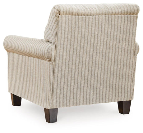 Valerani Sandstone Accent Chair by Ashley at Eve Furniture
