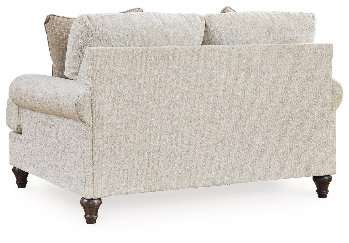 Valerani Sandstone Loveseat by Ashley at Eve Furniture
