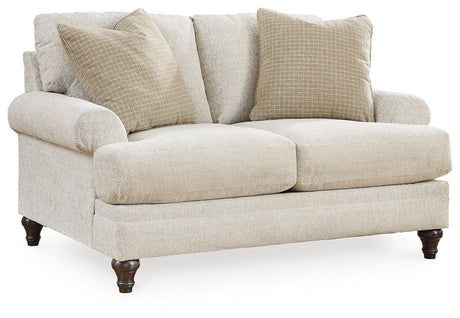 Valerani Sandstone Loveseat by Ashley at Eve Furniture