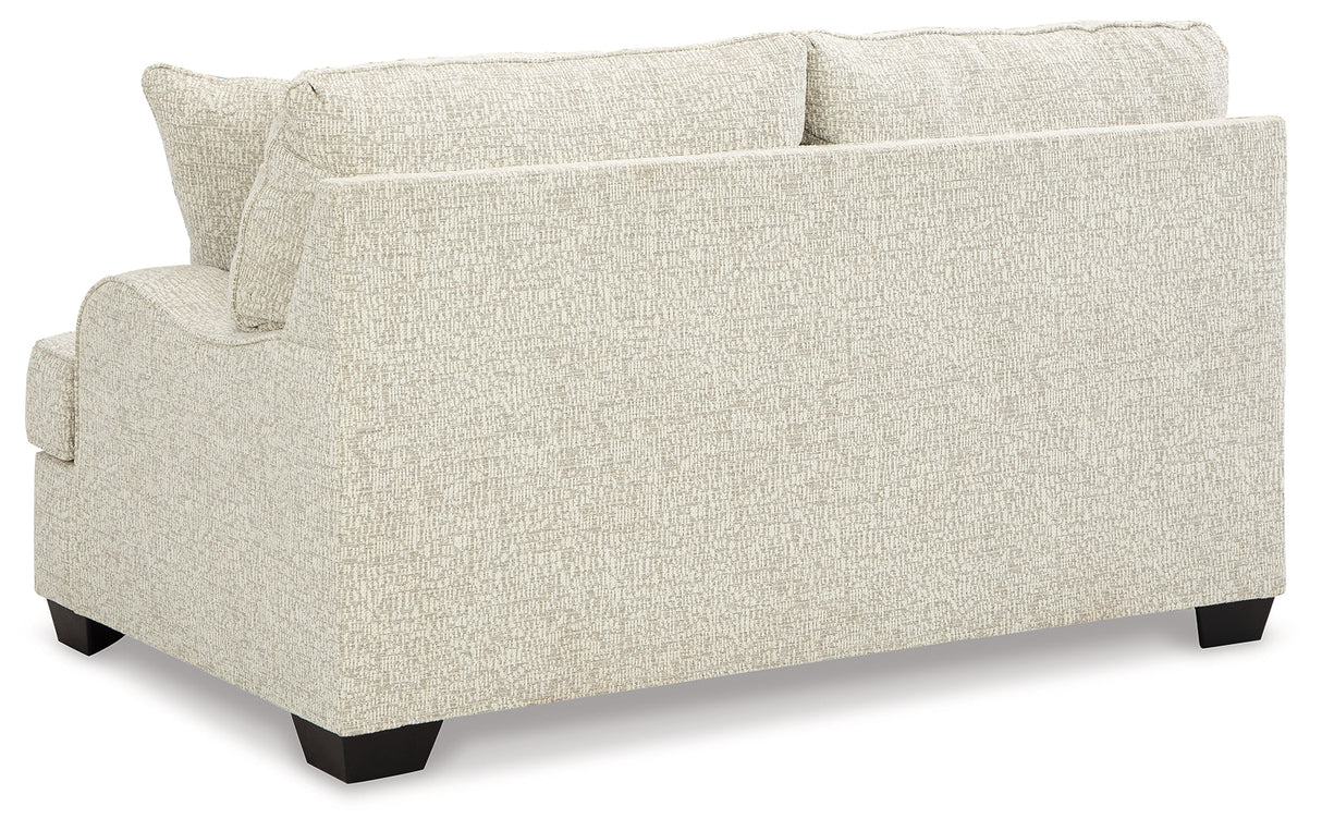 Valerano Parchment Loveseat