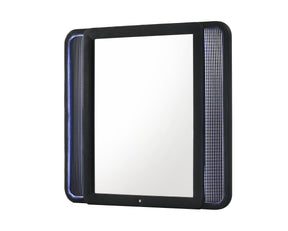Valeria Black Bedroom Mirror by Crown Mark at Eve Furniture