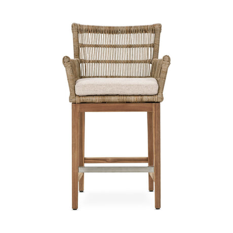 Valerie Natural Outdoor Counter Stool by Classic Home at Eve Furniture