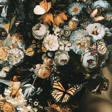 Valfer Orange/Black/White Wall Art by ASHLEY FURNITURE at Eve Furniture