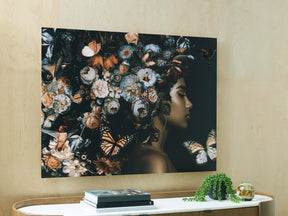 Valfer Orange/Black/White Wall Art by ASHLEY FURNITURE at Eve Furniture