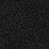 Valia Black Faux Sheepskin Upholstered Round Storage Ottoman by Coaster at Eve Furniture