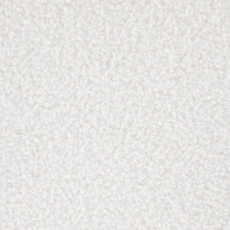 Valia Ivory Faux Sheepskin Upholstered Round Storage Ottoman by Coaster at Eve Furniture