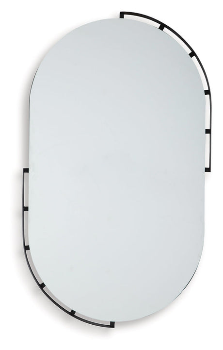 Valkings Black Accent Mirror (Set of 2) by Ashley at Eve Furniture