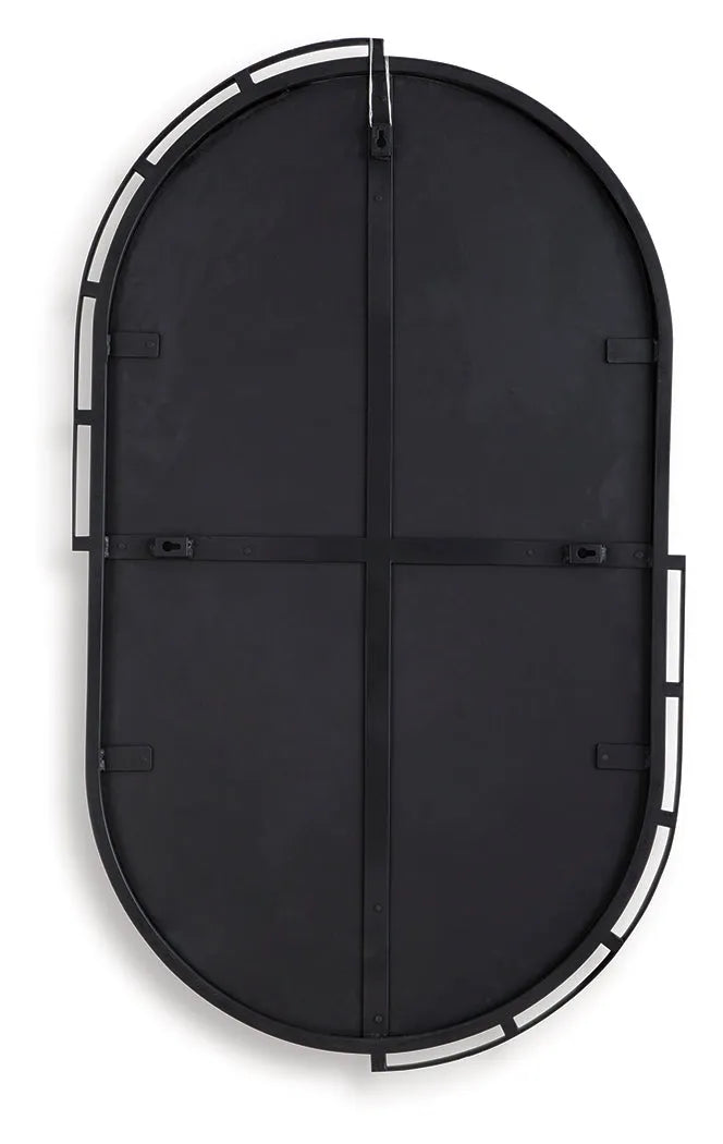 Valkings Black Accent Mirror (Set of 2) by Ashley at Eve Furniture