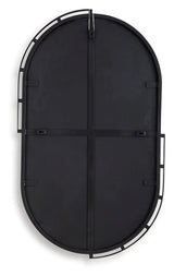 Valkings Black Accent Mirror (Set of 2) by Ashley at Eve Furniture